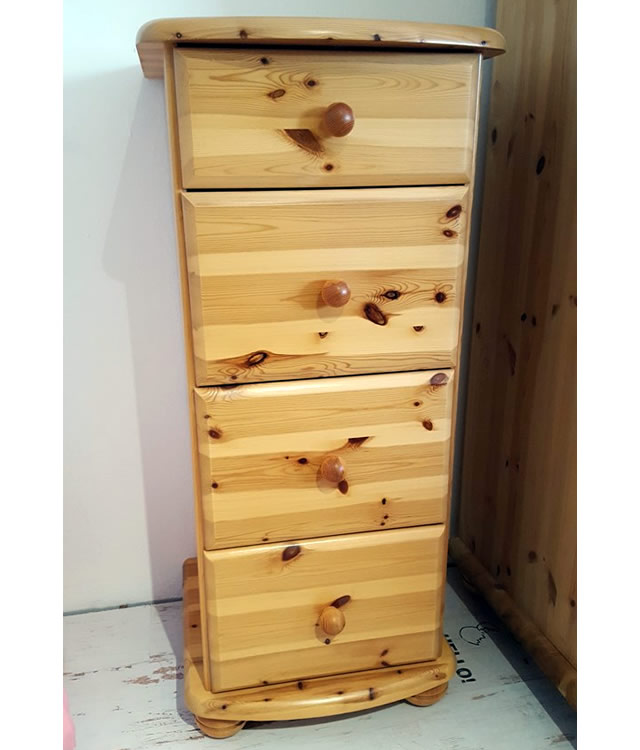 Kommode Schubladen Kiefer massiv natur lackiert