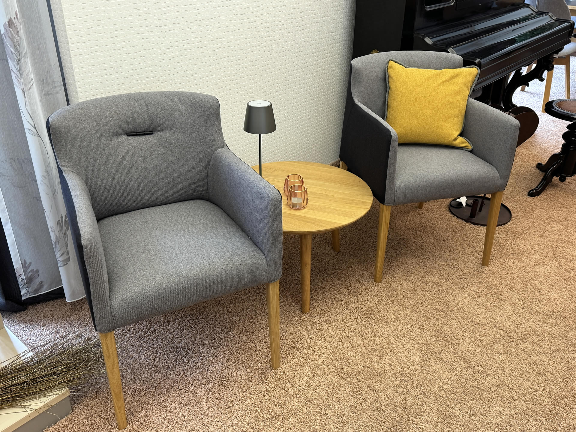 2er-Set Vollpolsterstuhl